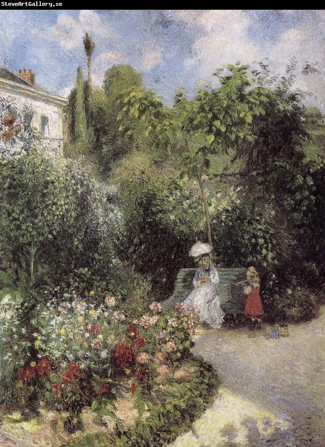 Camille Pissarro Metaponto garden Schwarz